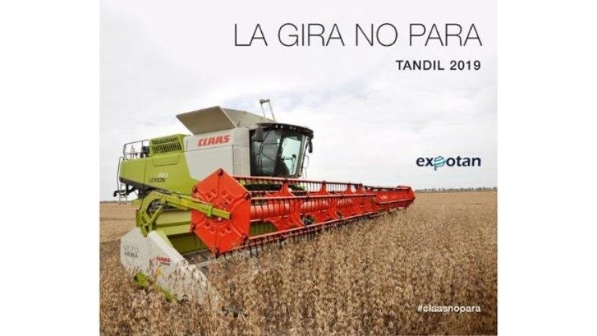 CLAAS llega a la Expotan con la cosechadora más grande del mercado